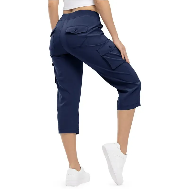 ✨Women’s Loose-Fit Lightweight Quick-Dry Capri Pants with Pockets