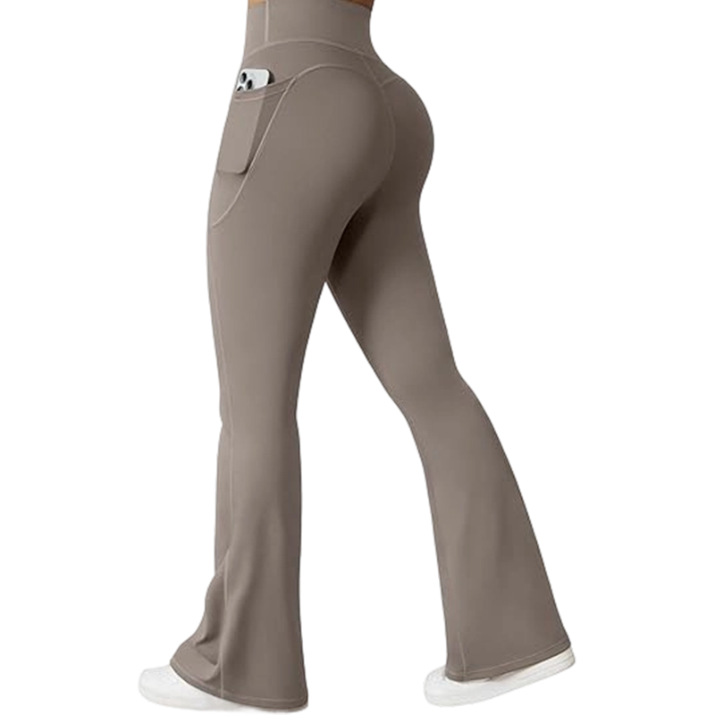 Women High Waist Butt Lifting Bottoms with Pockets