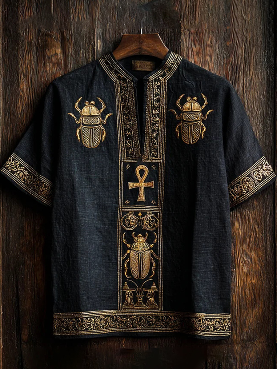 Men's Ancient Egyptian Print T-Shirt