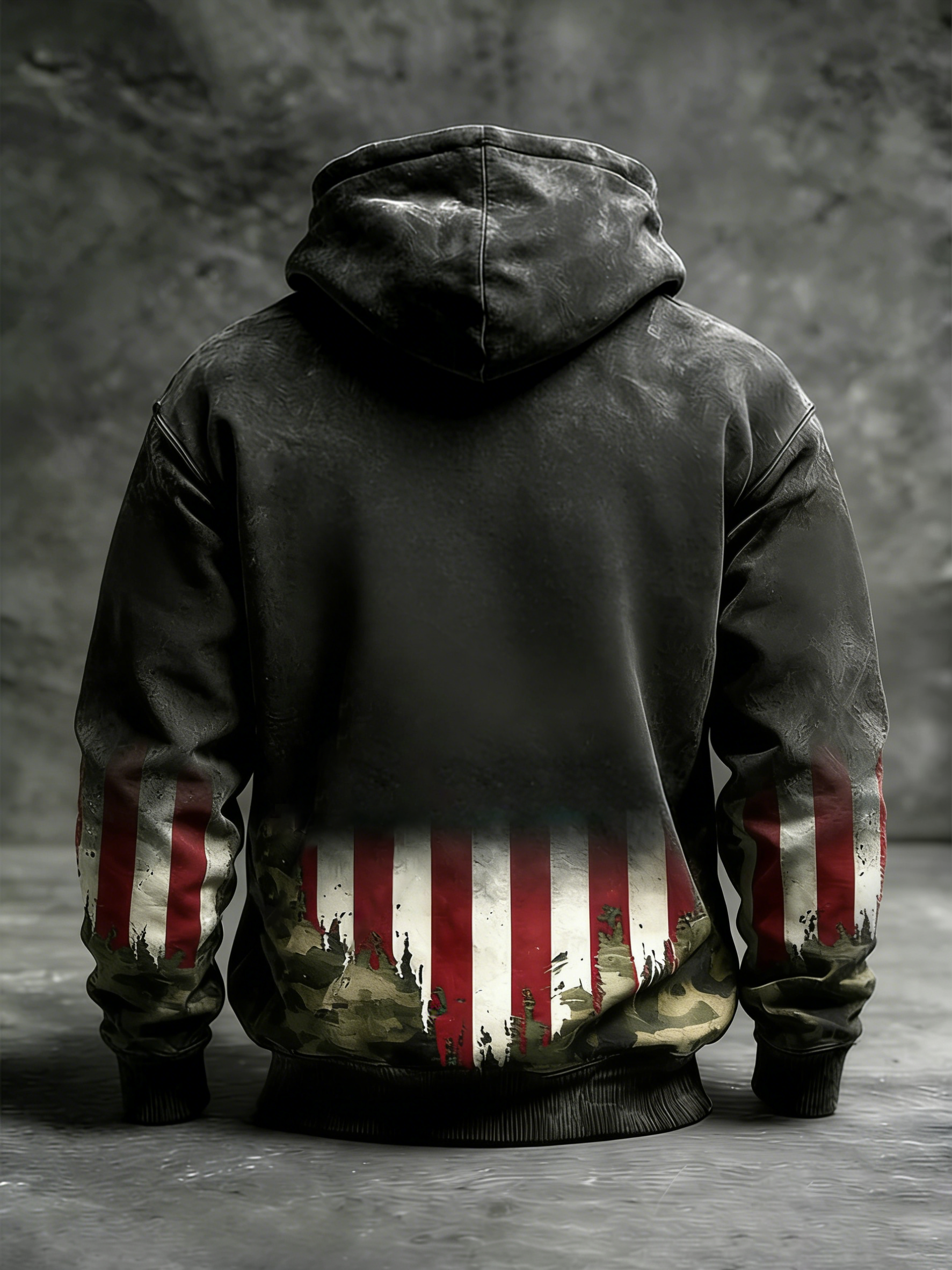 Versatile American 250 Print Hooded Sweatshirt