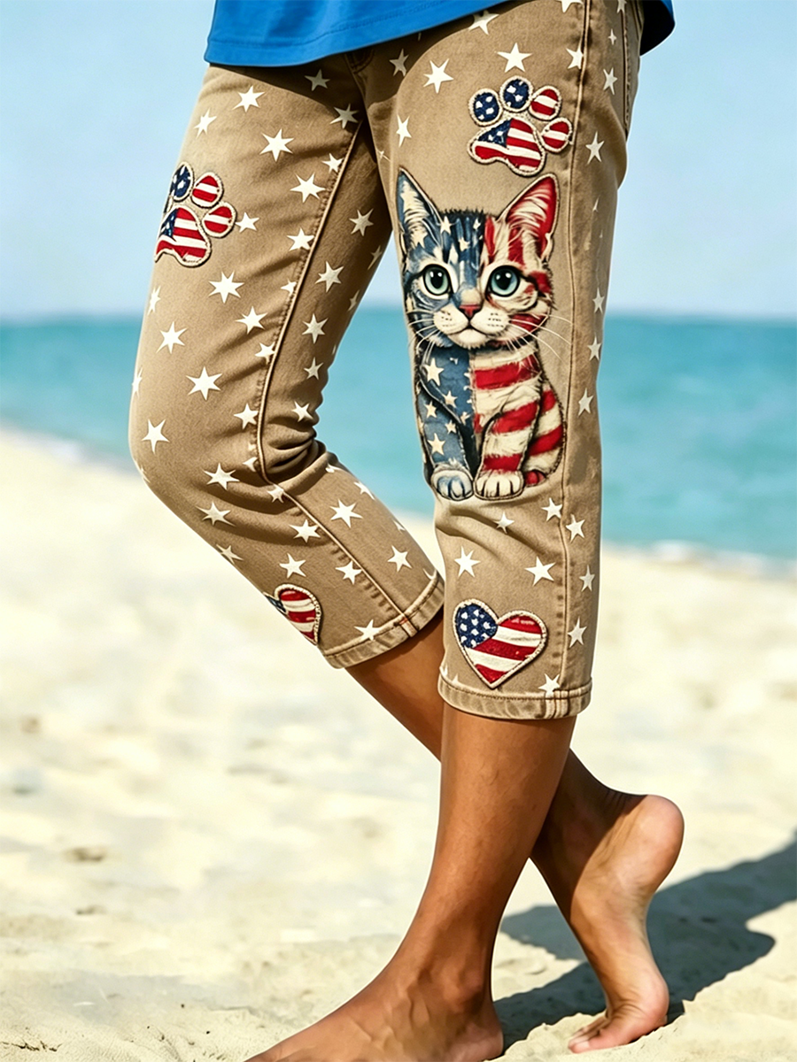 American Independence Day Celebration Pants