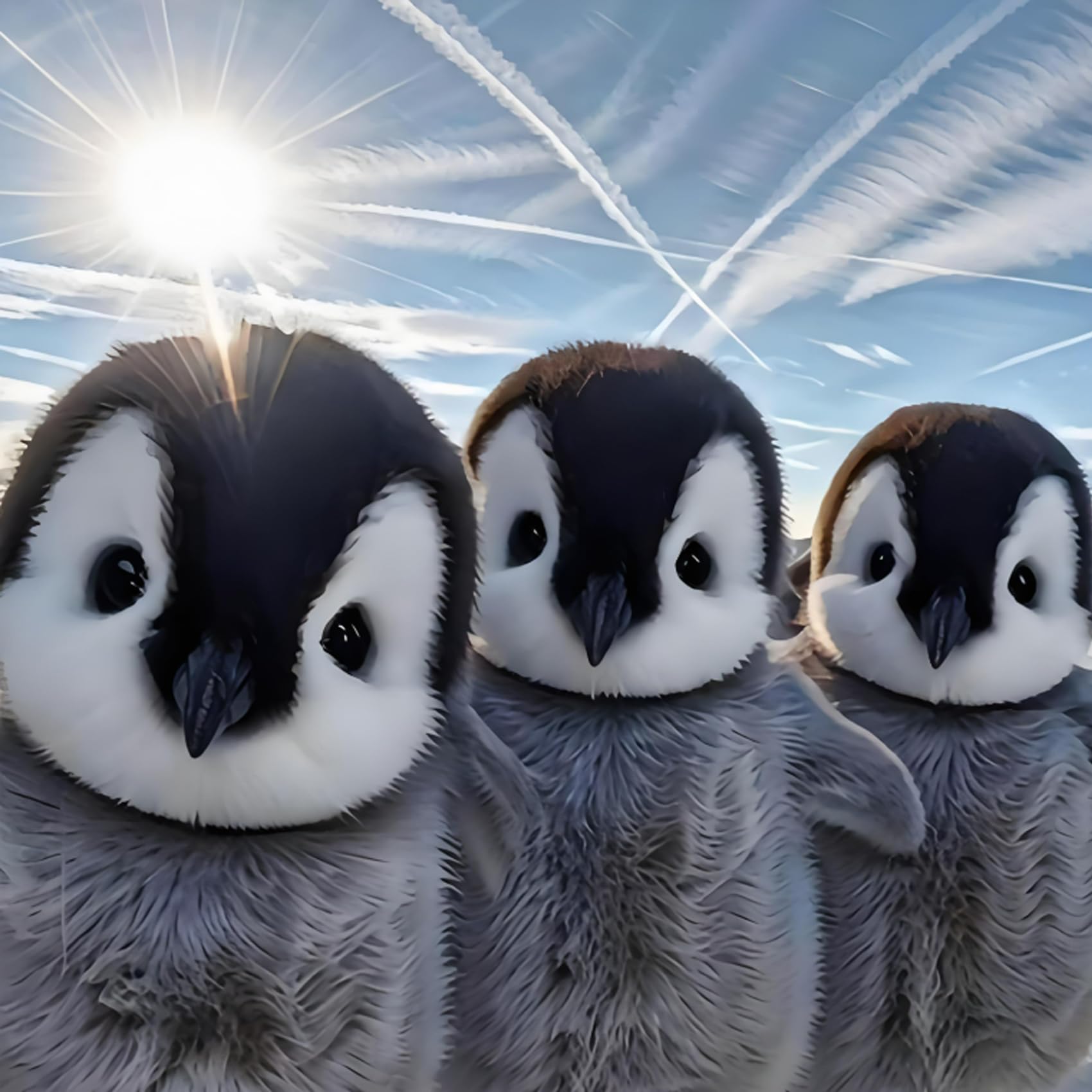 Realistic Plush Penguin