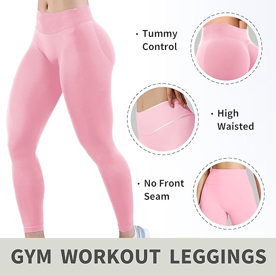Women's High-Waist Supportive Gym Yoga Leggings