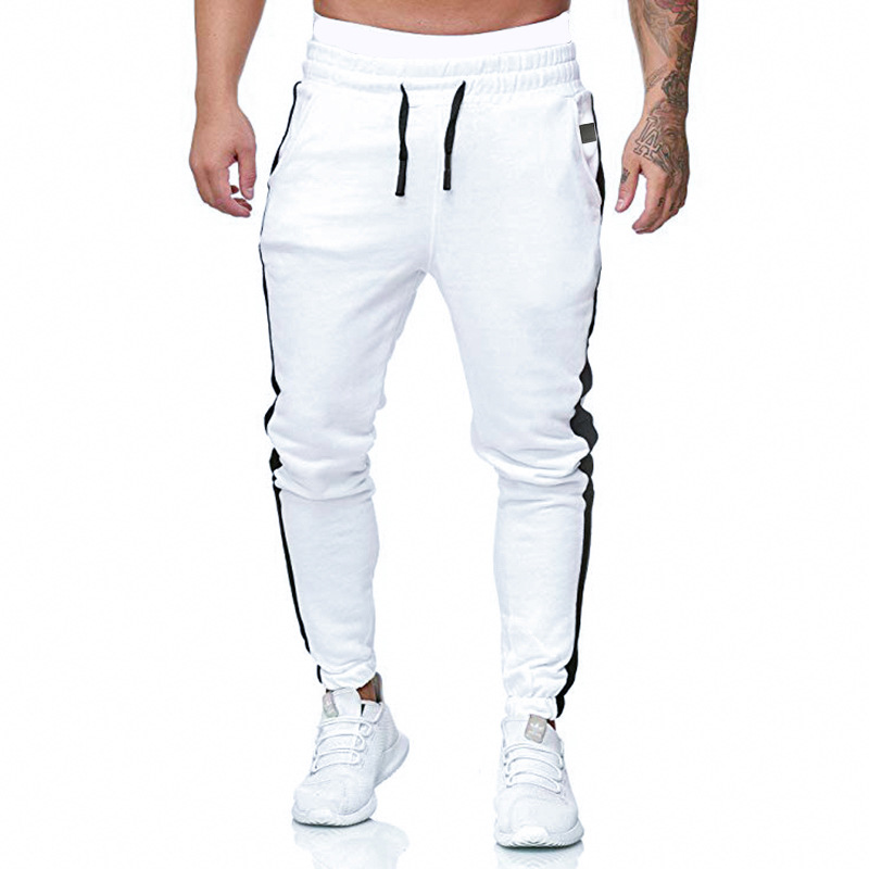 Men'S Patchwork Pocket Casual Knitted Trousers