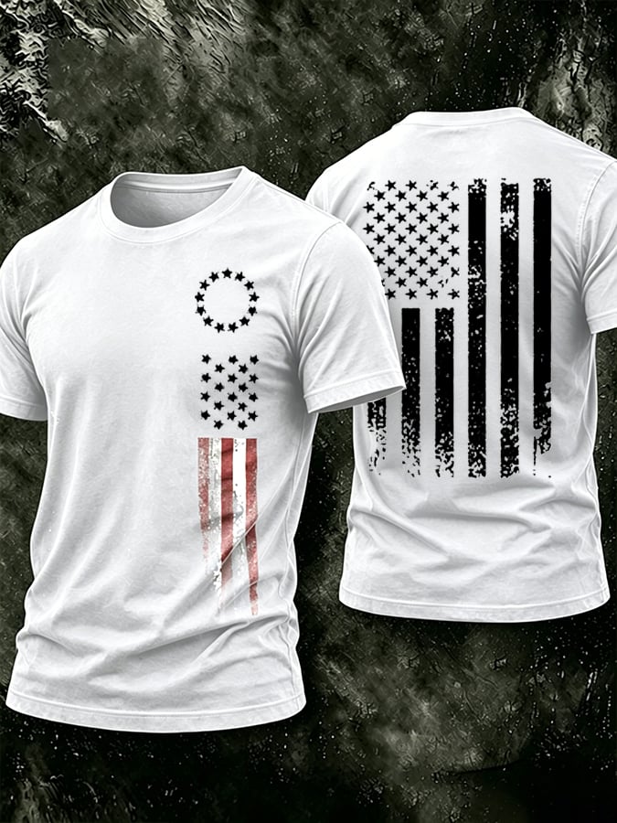 Men's USA 1776-2026 Freedom Printed  Shirt