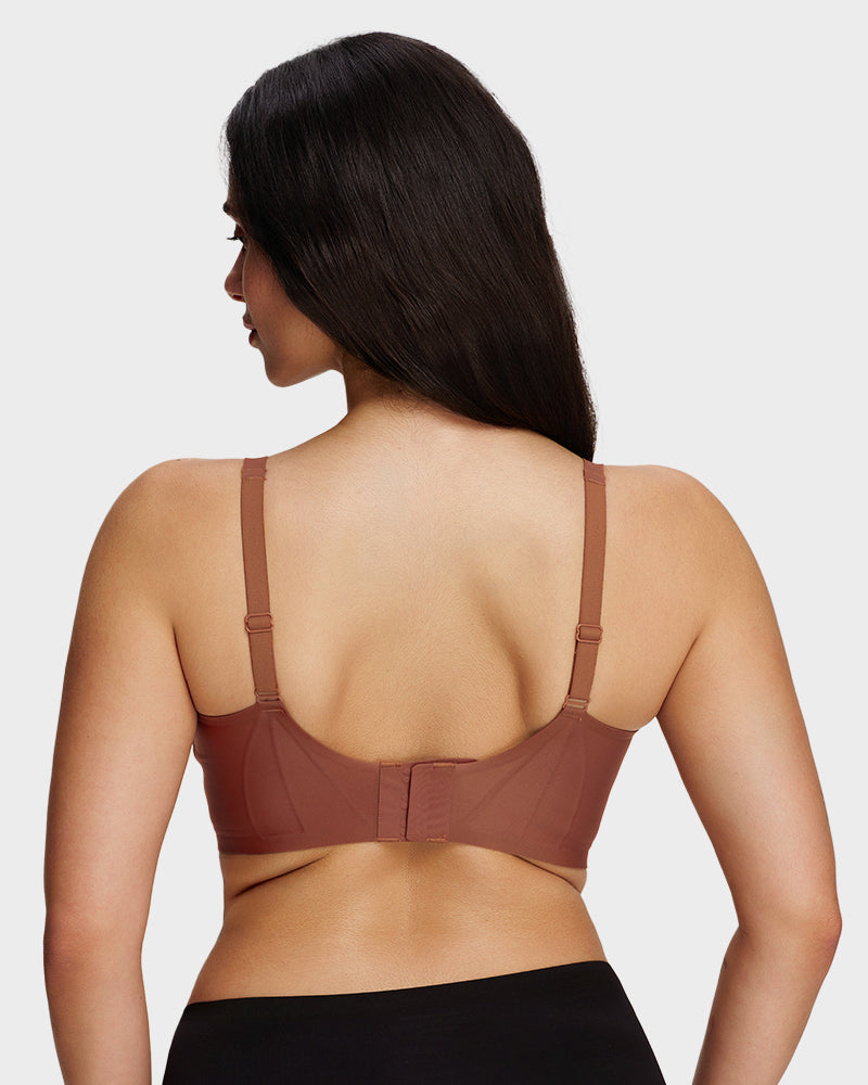 Supportive Wireless Deep-V Bra