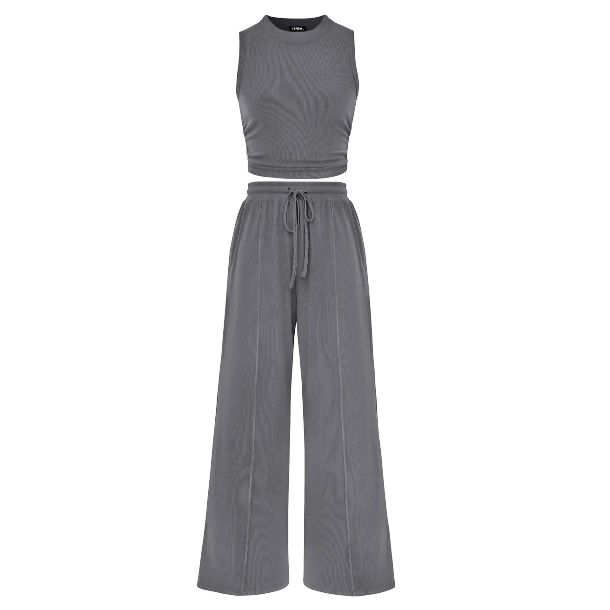 Women's Ribbed Knit Lounge Set