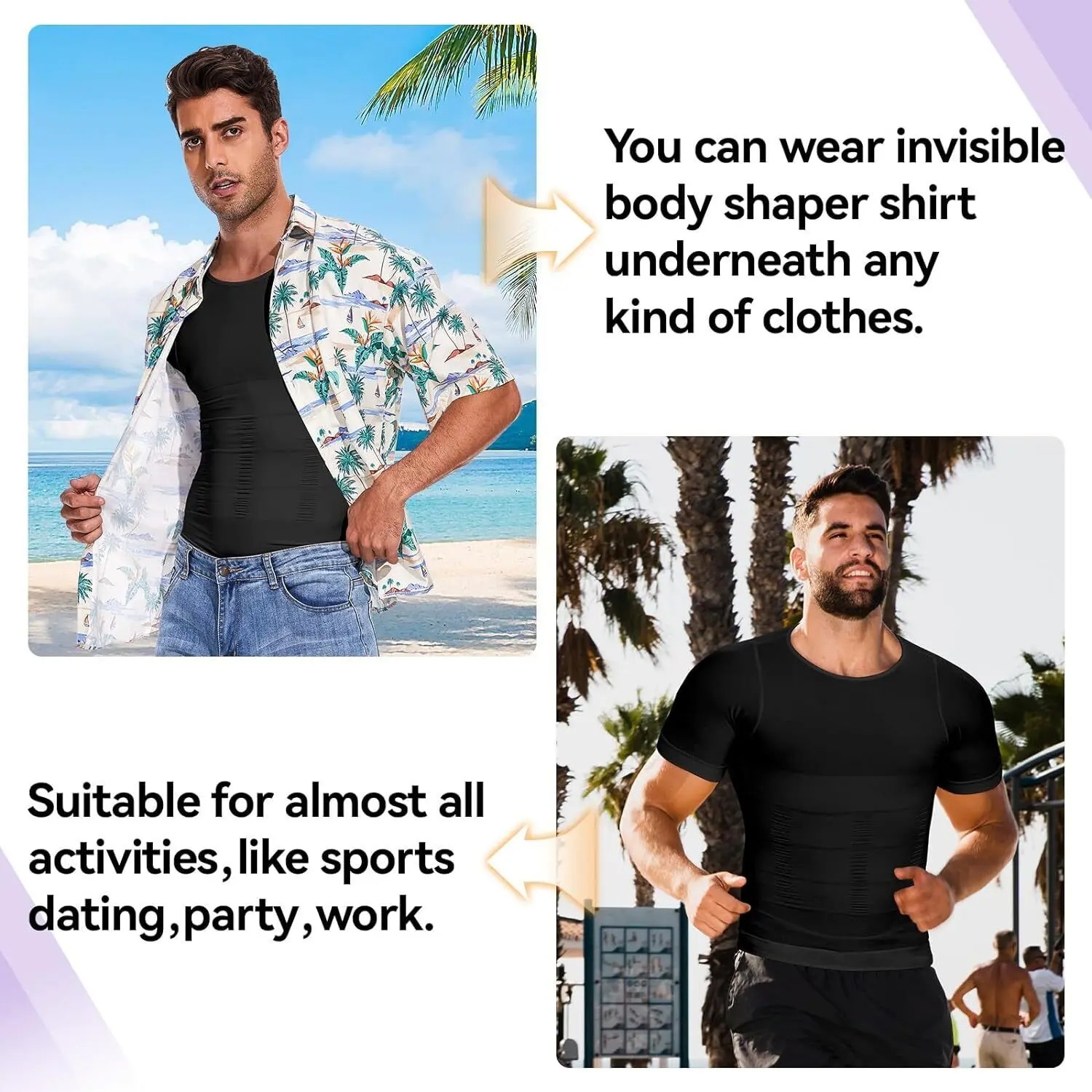 Men's Body Shaper Compression Tank Top