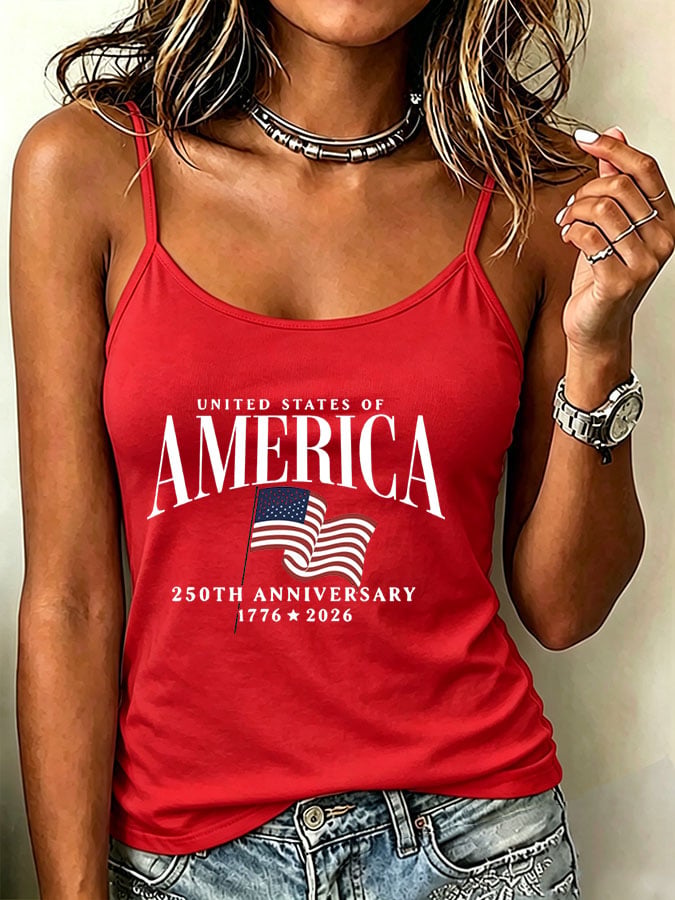 Women's Pride Moon Print Casual Camisole