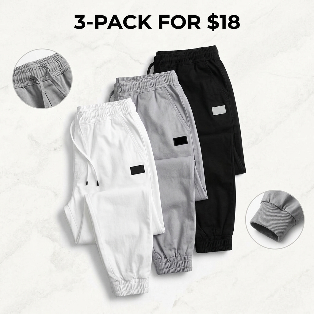 Men’s 10-Pack Everyday Jogger Set