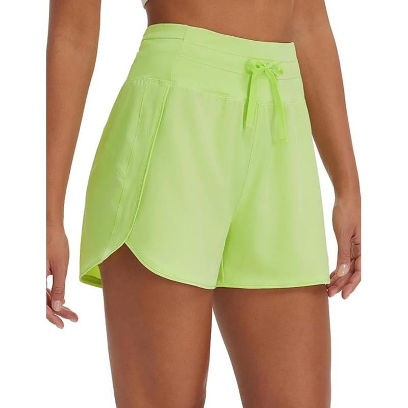 🔥Women’s High-Waist Quick-Dry Athletic Shorts (3