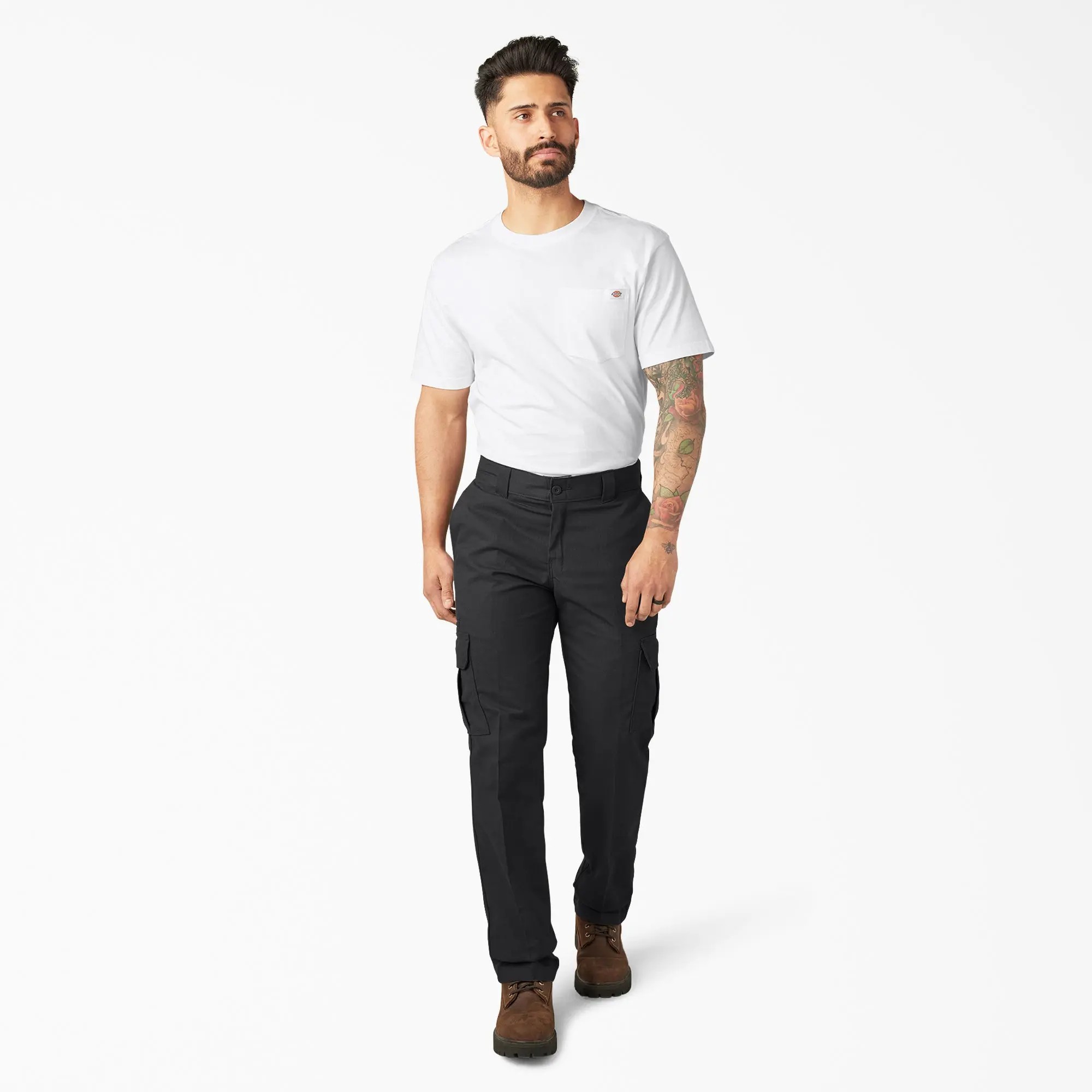 Men’s Slim Fit Cargo Pants with Stretch & Multi-Pockets