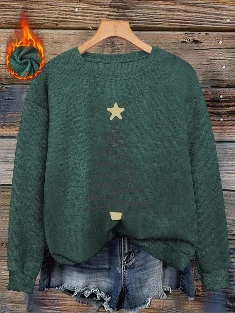 [Autumn and Winter] Women's casual and fashionable round neck faux sweater tops