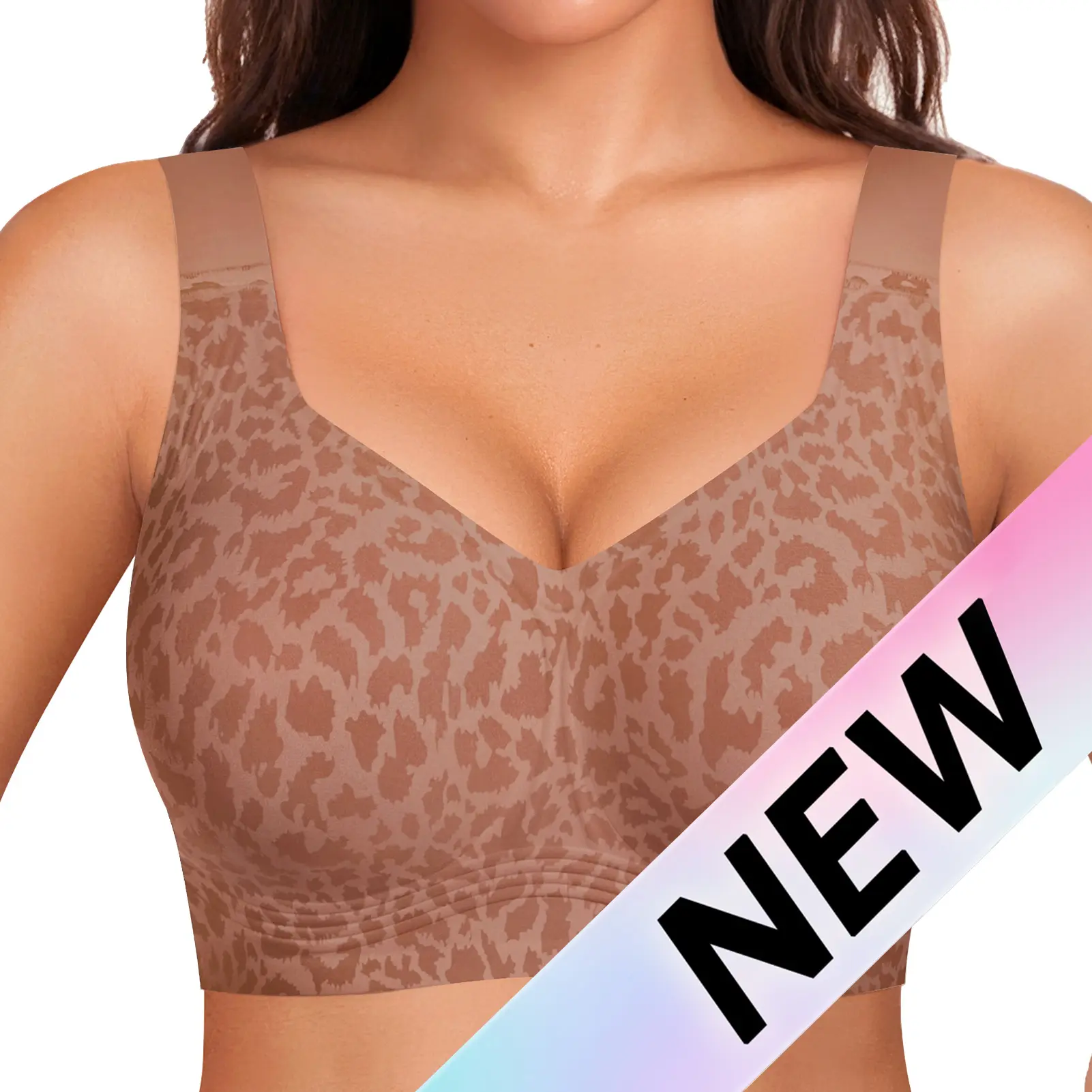 Women Wirefree Bras - Comfortable Wireless Padded Support