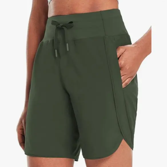 Women's 3‘’/5''/7'' Athletic Long Running Shorts High Waistband Quick Dry Bermuda Shorts for Gym Hiking Workout Lounge Casual Womenswear