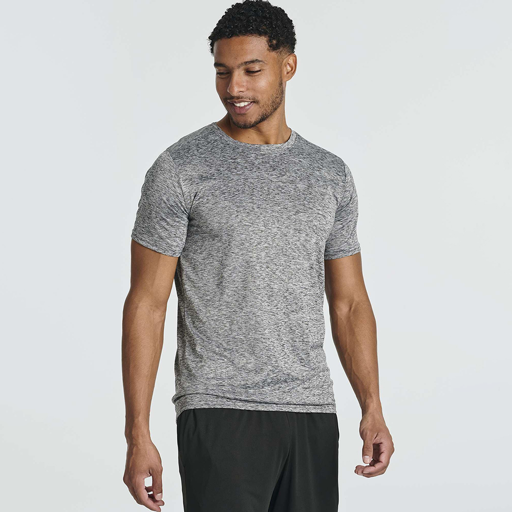 Men's Short Sleeve Dry Fit Active Crew Neck T Shirt
