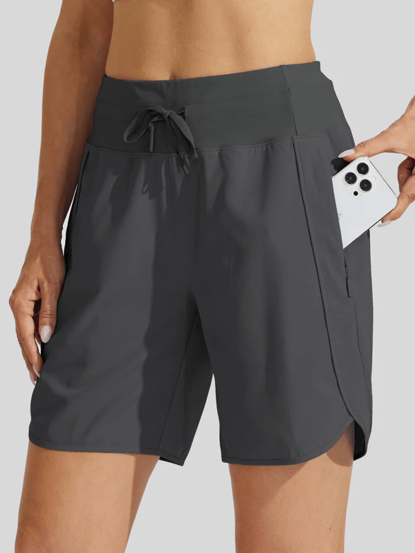 🔥New Arrival 49% OFF🔥Women's Active 7 Inseam Athletic Long Running High Wasistband Shorts