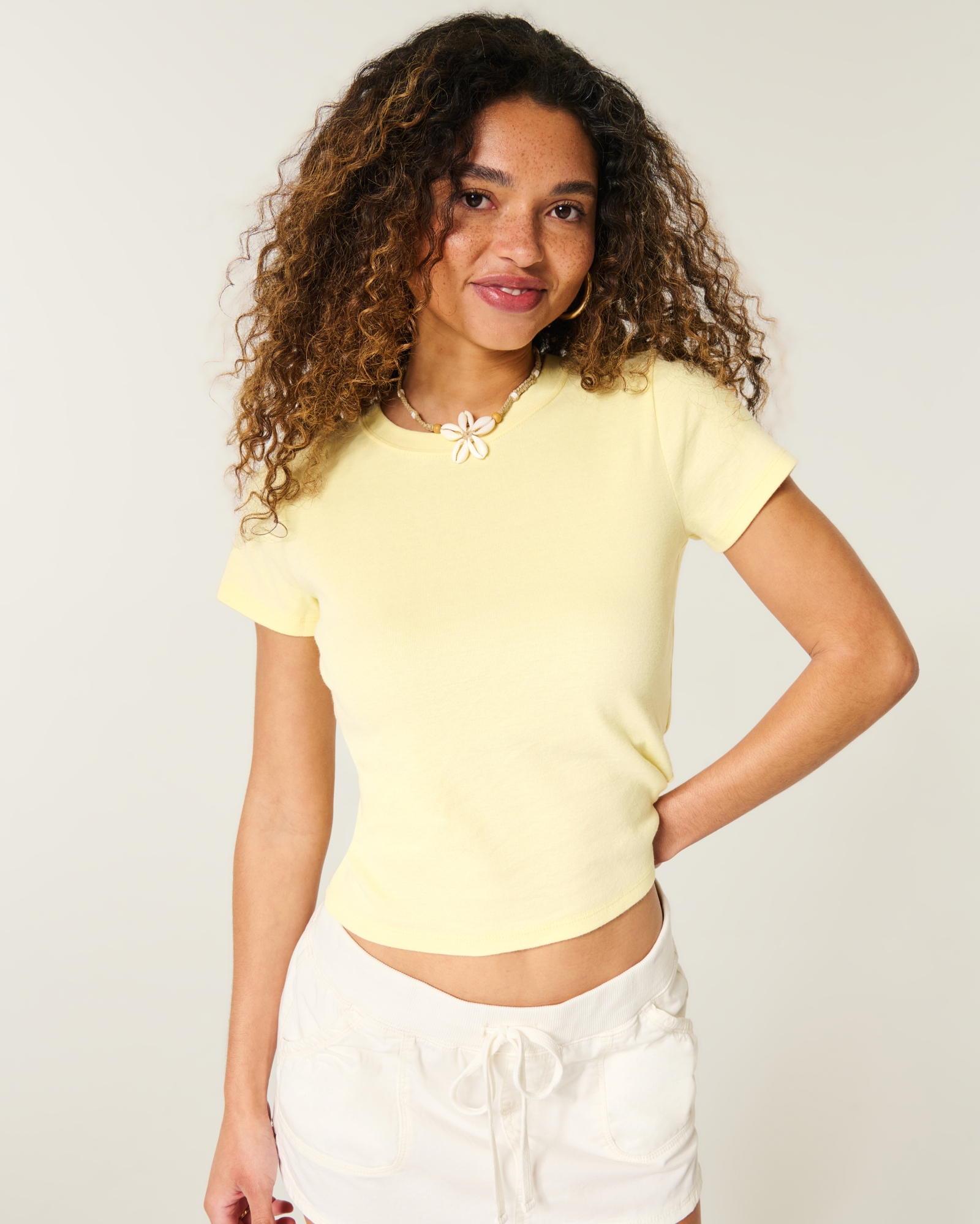 100% Cotton Crew Baby Tee