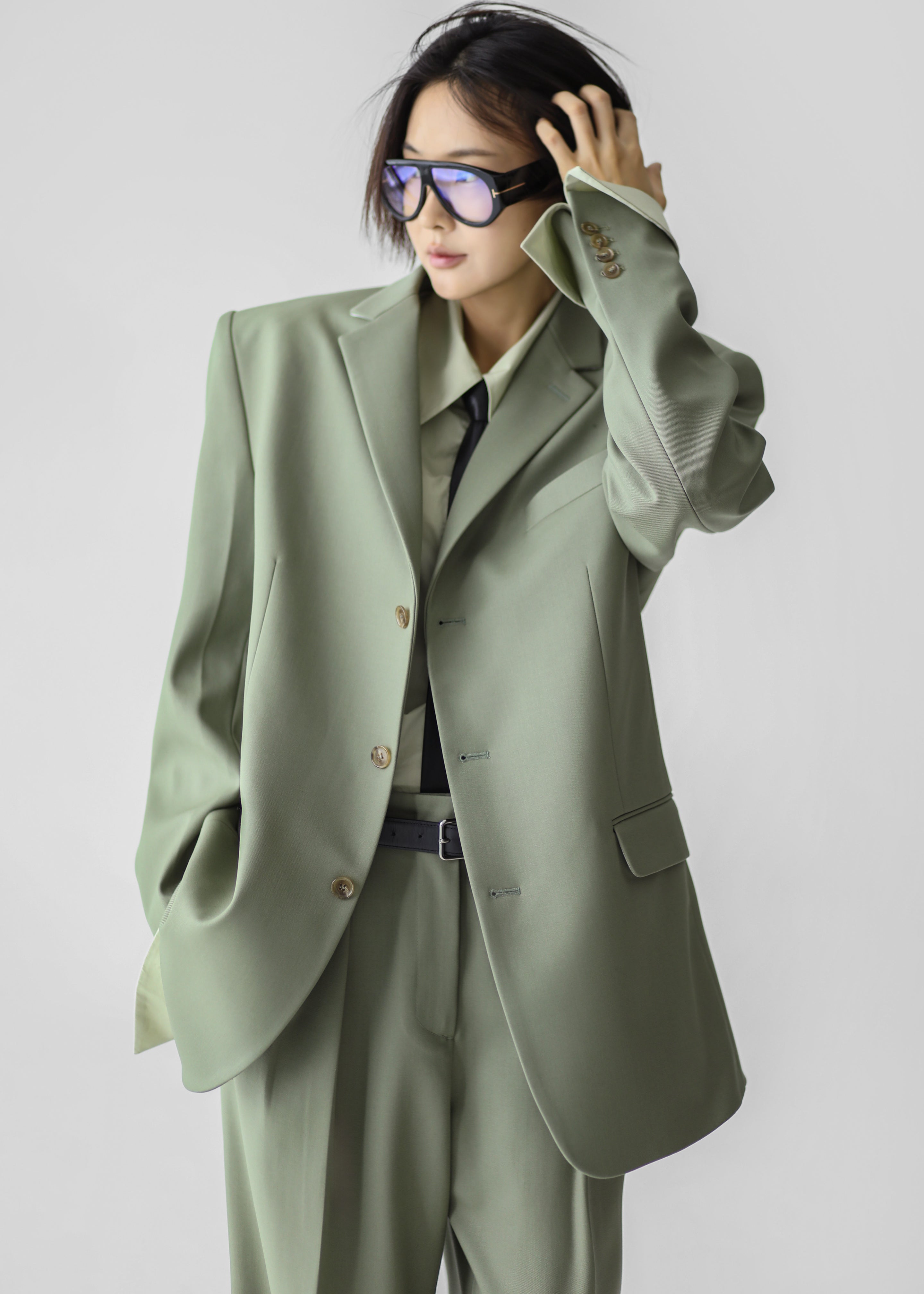 Trosa Blazer - Pale Olive