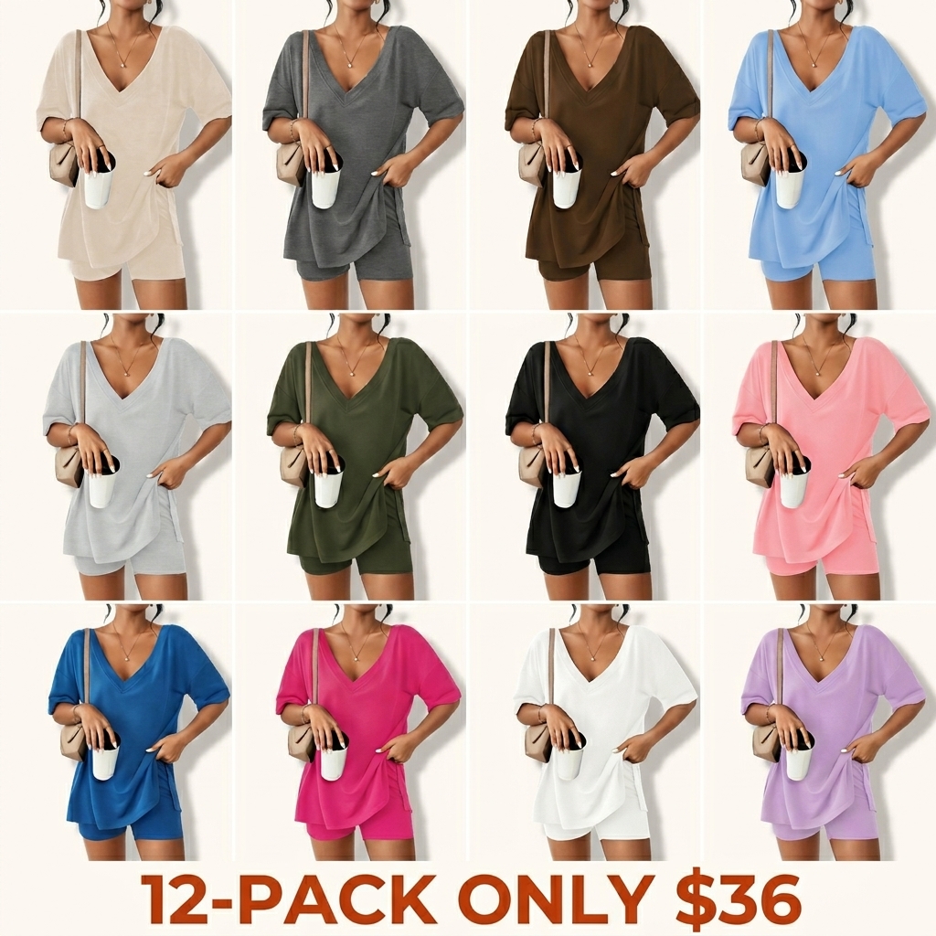Women's Casual Summer Two-Piece Pajama Set