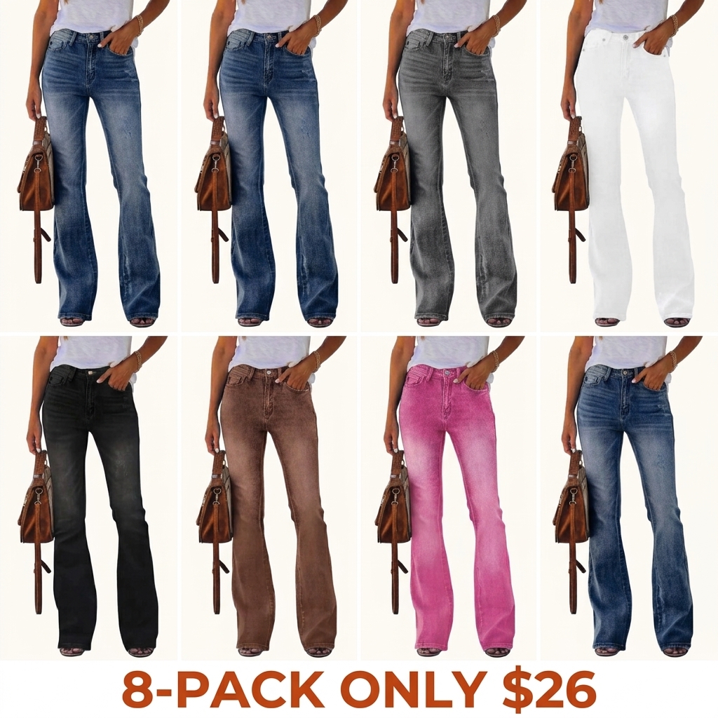 Women's High-Waisted Stretch Jeans