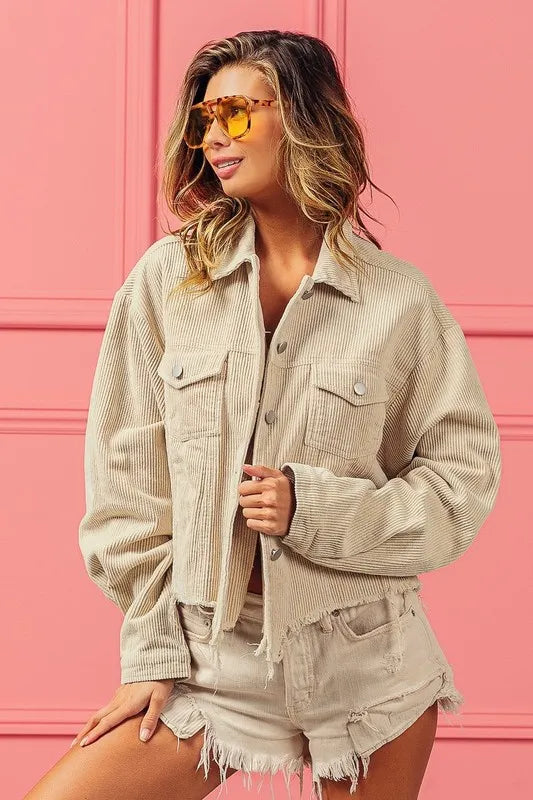 Vintage Washed Corduroy Jacket