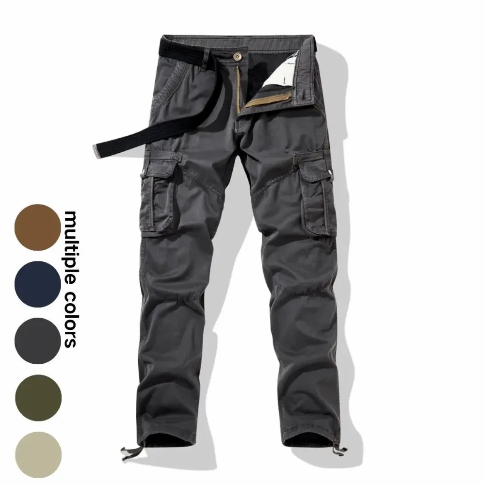 Workwear pants for spring and autumn, men's fashion trend pants