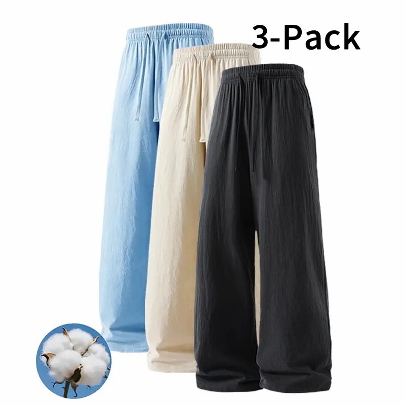 👖 Ultra-Soft Linen Blend Relaxed Pants – Everyday Comfort Trousers