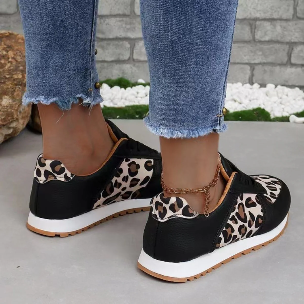 Tied Printed PU Leather Athletic (multiple color options)