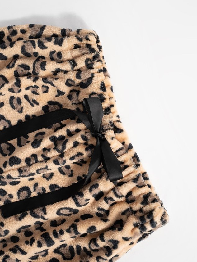 Loose Simple Leopard Pants