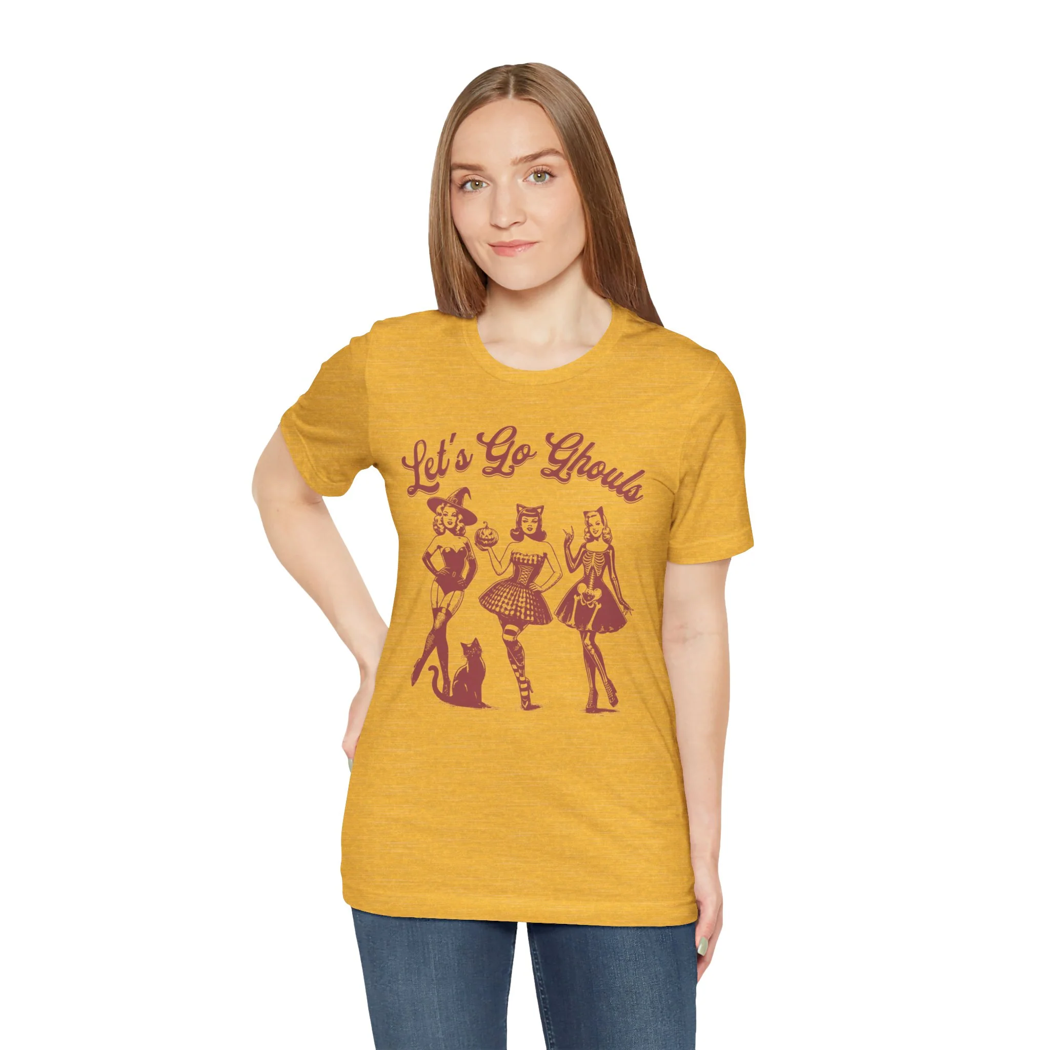 Let's Go Ghouls Bella Canvas Unisex Jersey T-Shirt - Multiple Colors