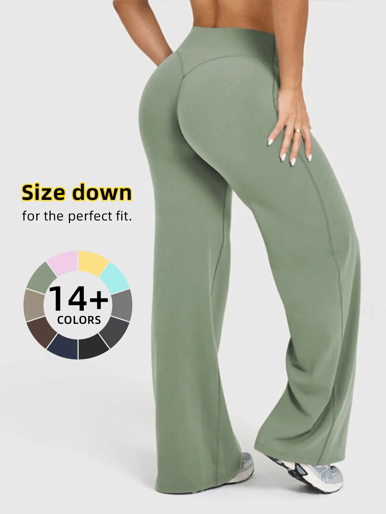 Women's Casual Wide Leg Sport Pants