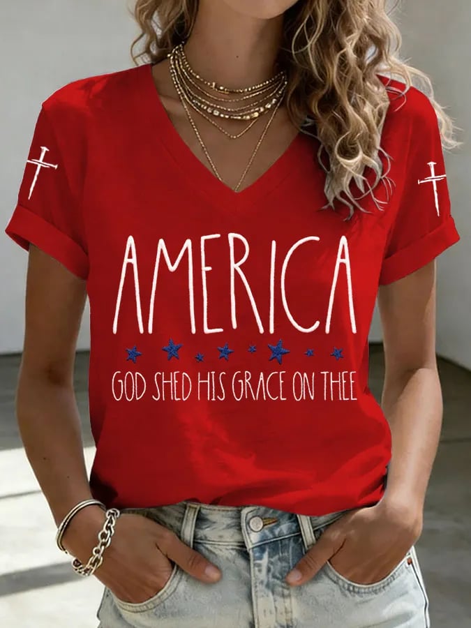 Women's 250th Anniversary Print Casual Top