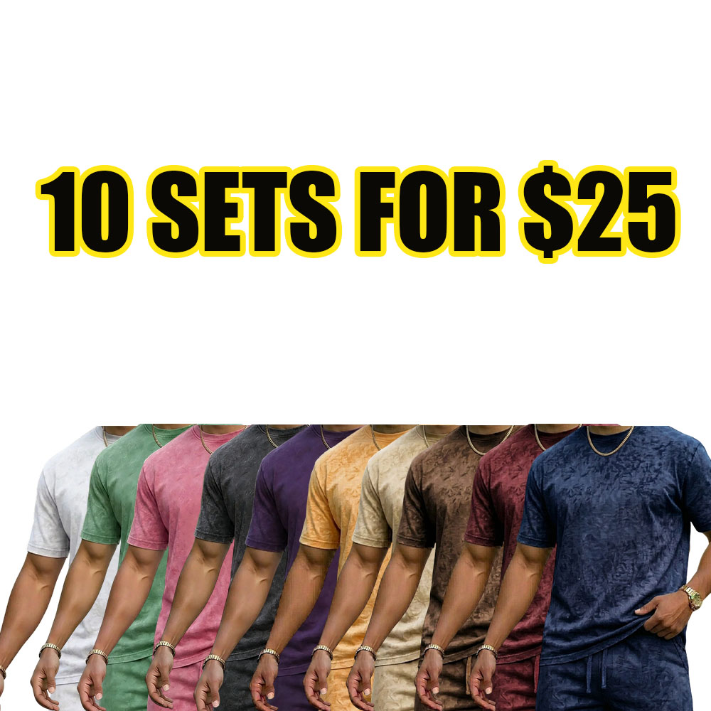 Men's Vintage Wash Summer Lounge Set