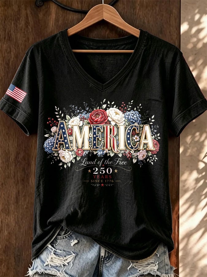 Women's Casual Print Short-Sleeve T-Shirt