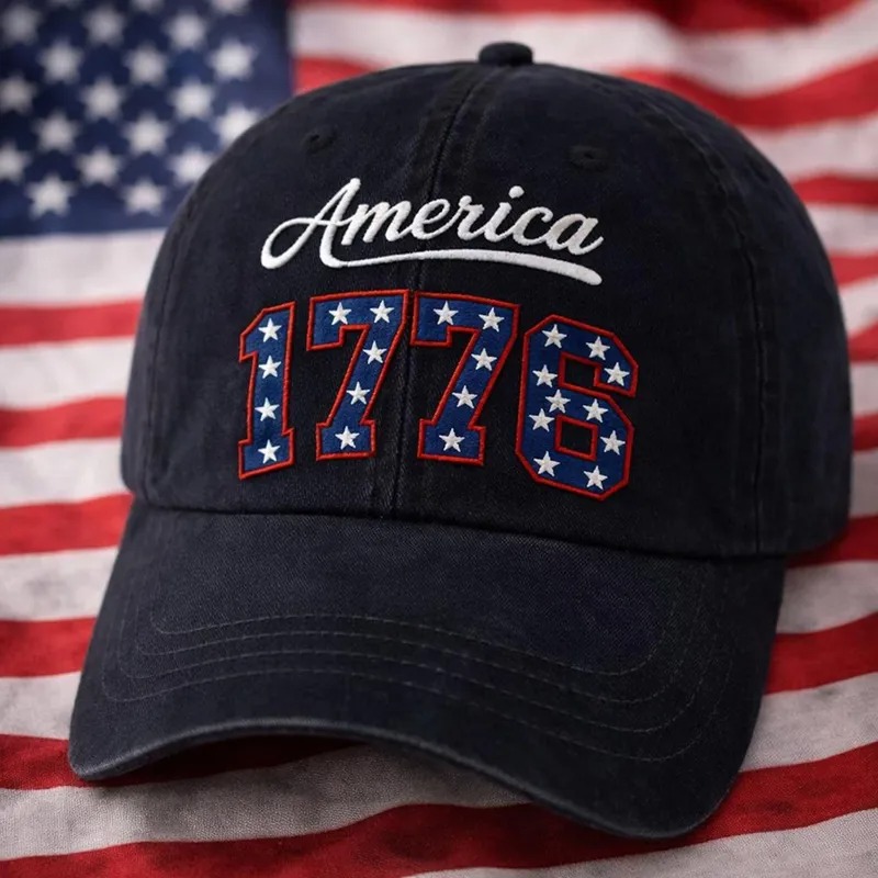 Embroidered 250th America Anniversary Embroidered Cap