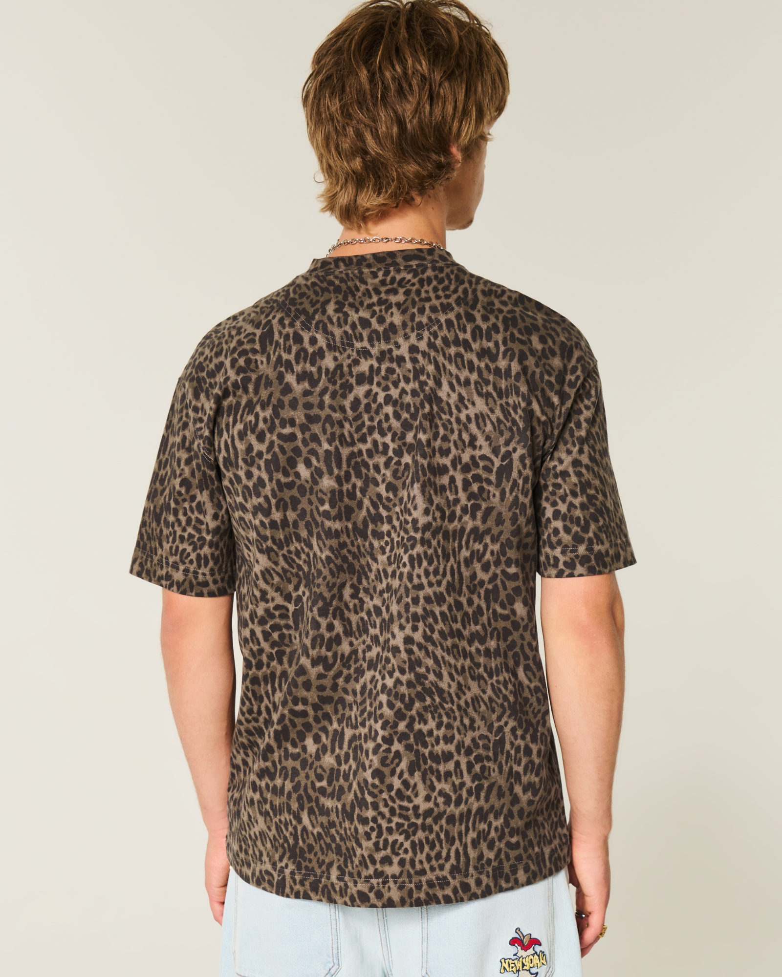 Boxy Heavyweight Washed Cotton Crew T-Shirt