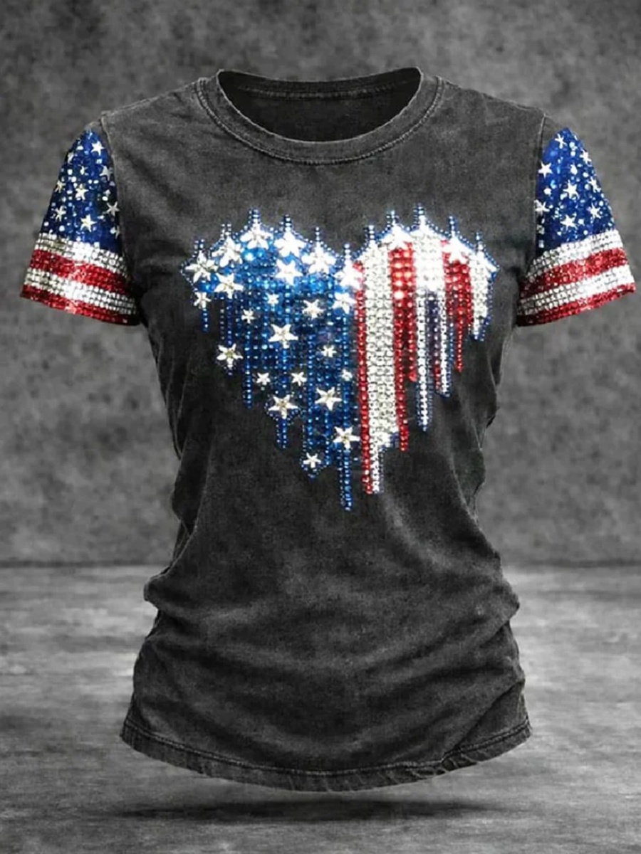 250th Anniversary Rhinestones Art Women's T-Shirt