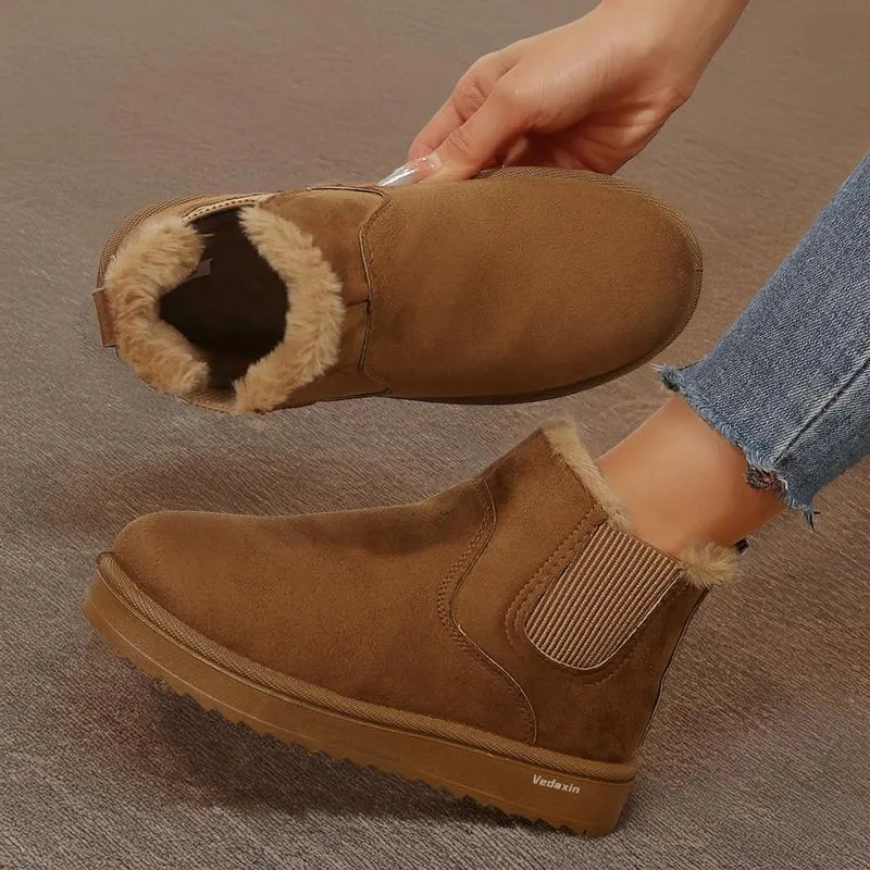 Women's Thick Soled Winter Snow Boots