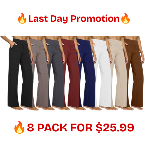 🏆Flash Sale⚡ 50K+ SOLD! Almost Gone-💥Loose High-Waist Business Casual Pants Yoga Pants