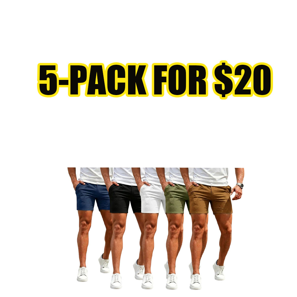 5-Inch Stretch Chino Shorts