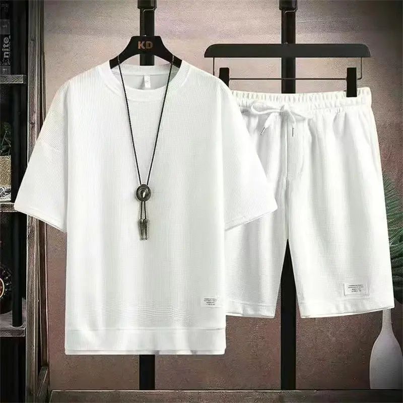 🔥Men’s 2-Piece Oversized Minimalist Drawstring Clothing Set