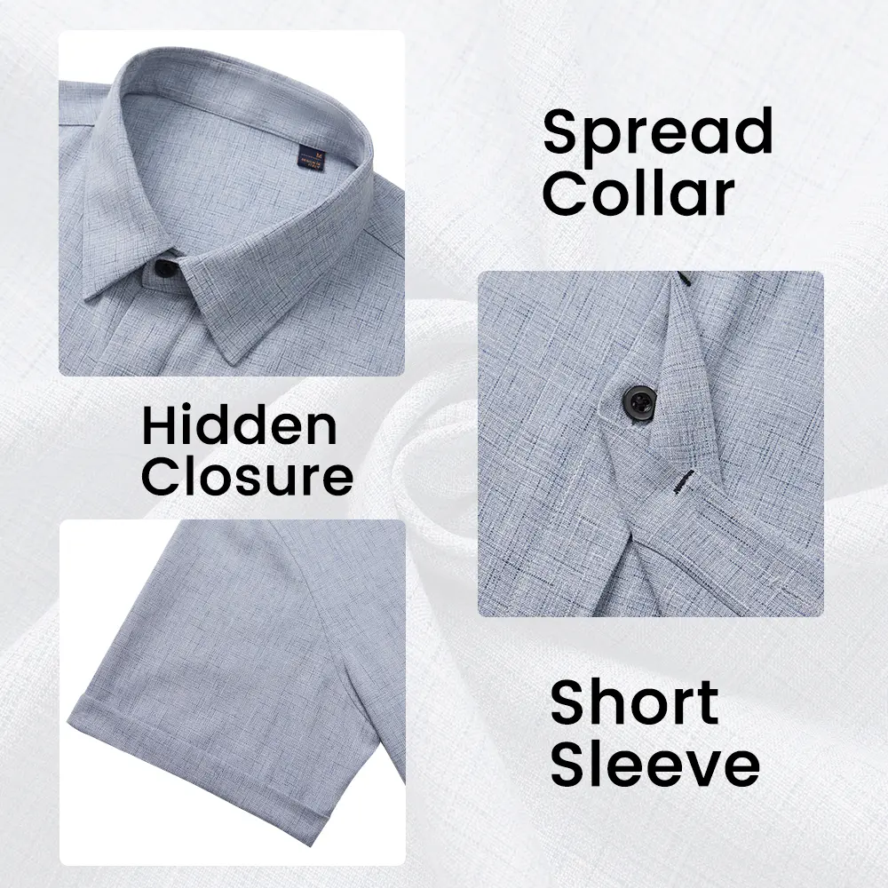 Men's Lightweight Linen Summer Button Shirt