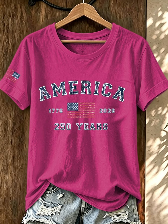 Women's Casual Print Short-Sleeve T-Shirt