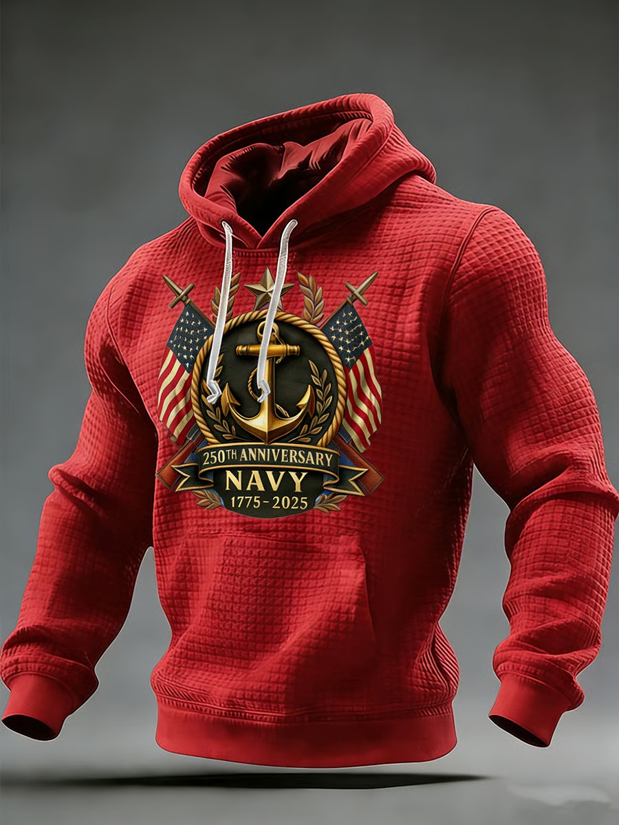 250Th Anniversary Free Navy Commemorative Hoodie