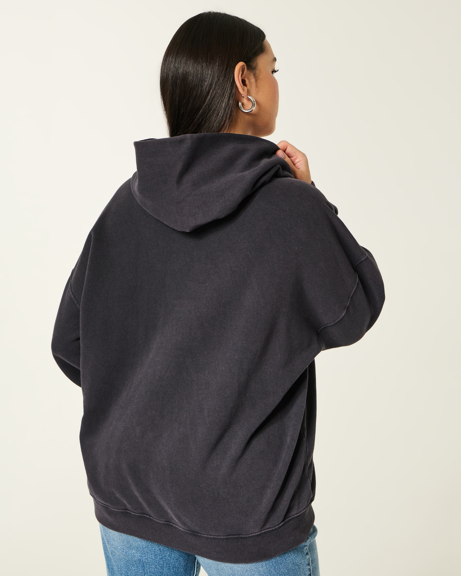 Hollister Feel Good Oversized Butterfly Graphic Hoodie