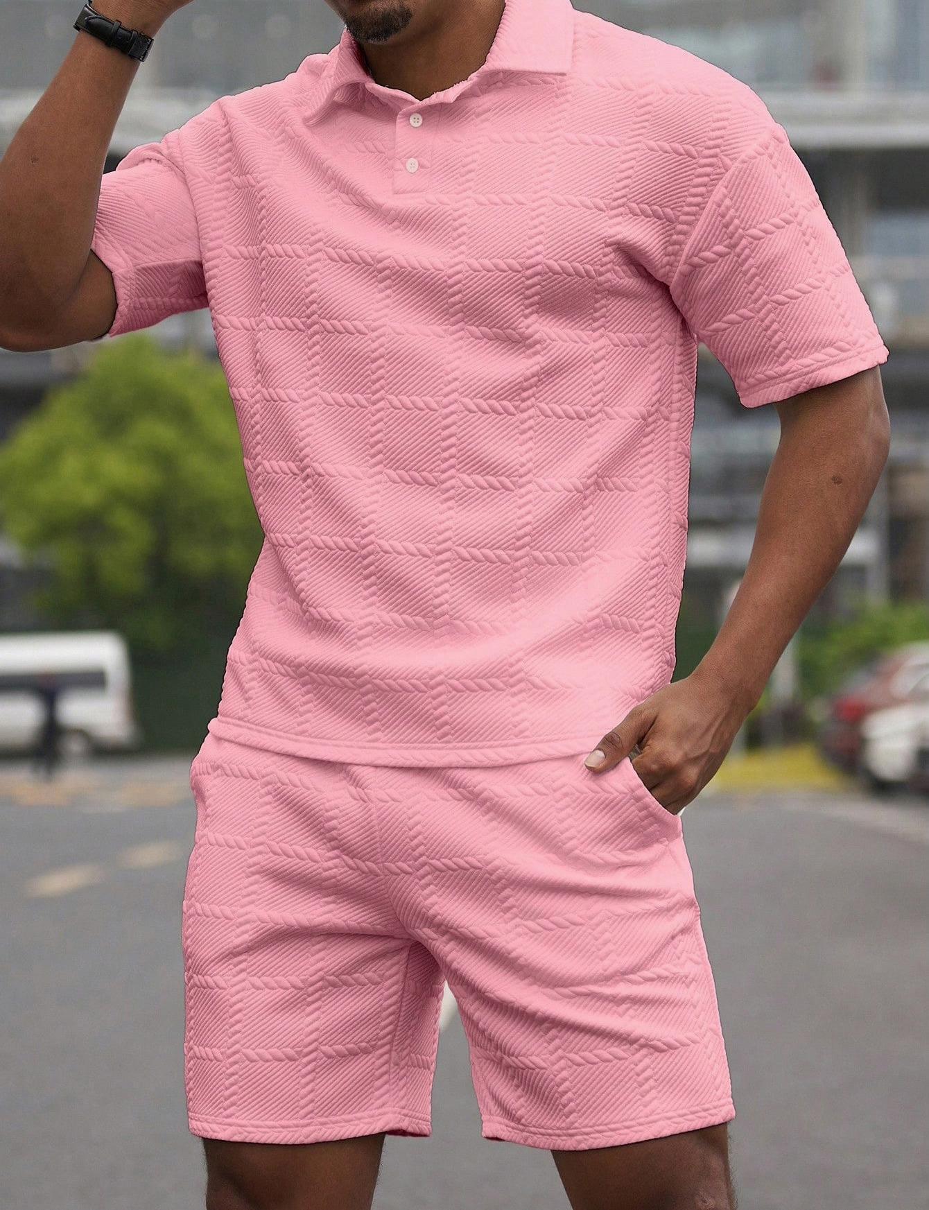 Men's Two-Piece Sets — Summer Solid-Color Formal & Casual Matching Sets