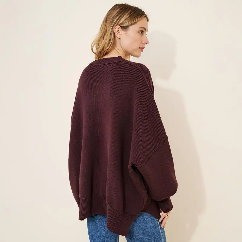 Women's Basic Solid Color Crew Neck Long Sleeve Top