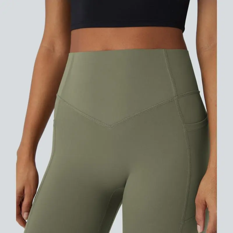 Women's High-Waist Shapewear Leggings With Pockets