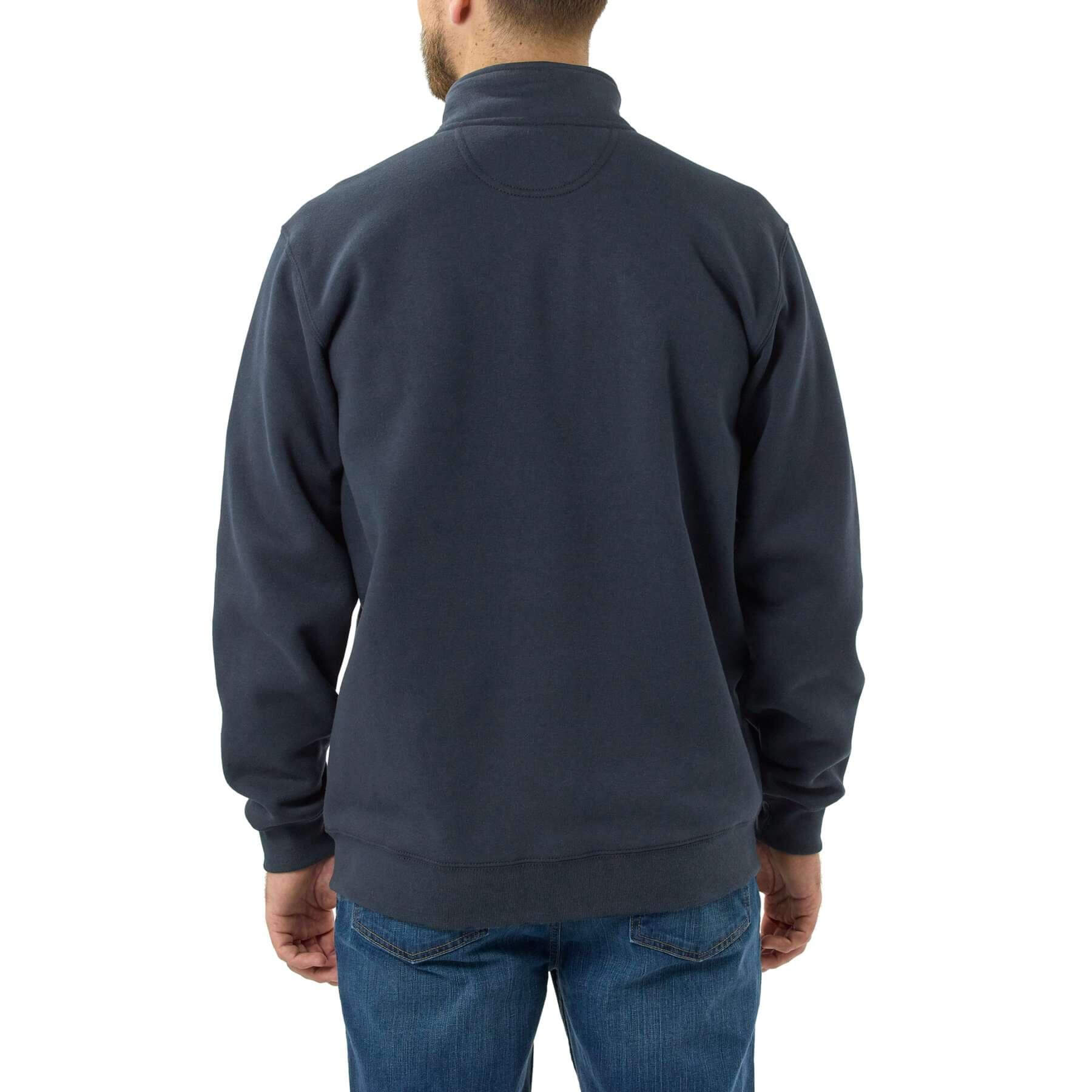 CHT Loose Fit Midweight Quarter-Zip Mock-Neck Sweatshirt 105294